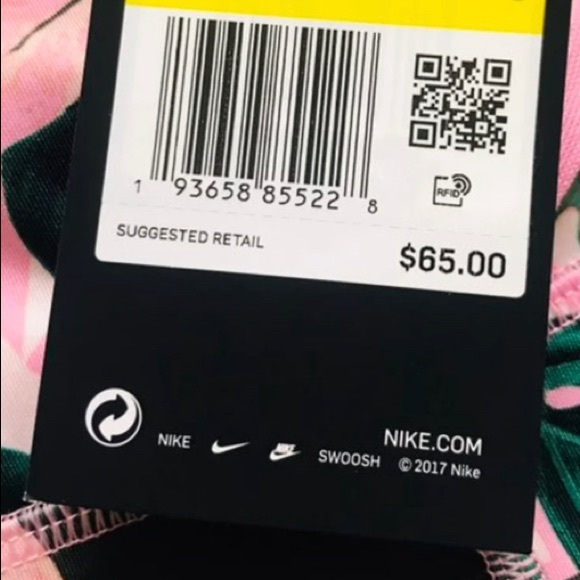 Nike Women's Boxed Botanical Fast Crop Leggings - Picture 4 of 5